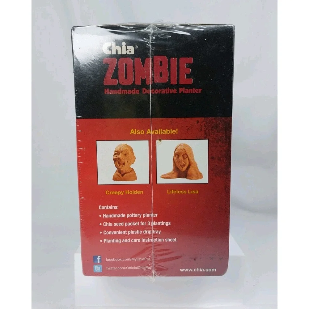 2014 Chia Pet Zombie Restless Arm Handmade Decorative Planter New‎ Sealed